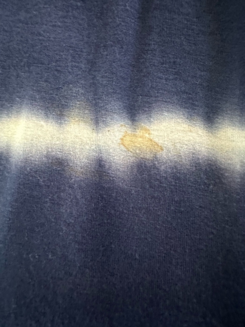 Forever 21 Twist Front Tie Dye Crop Top Blue Long Sleeve Boho Festival - Picture 6 of 7